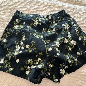 Anthropologie Mauve Avery Cuffed Pleated Trouser Shorts